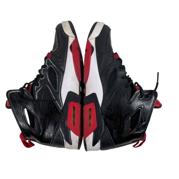 Jordan Flight Club 91 Bred DC7329-006 Red & Black Leather Mens Size 10.5 FLAW - Picture 13 of 16